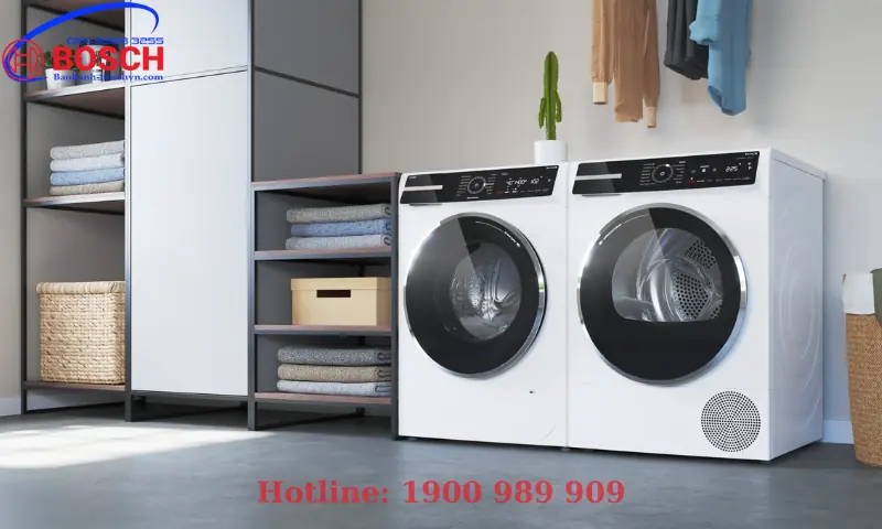 Các lỗi thường gặp ở máy giặt & máy sấy Bosch